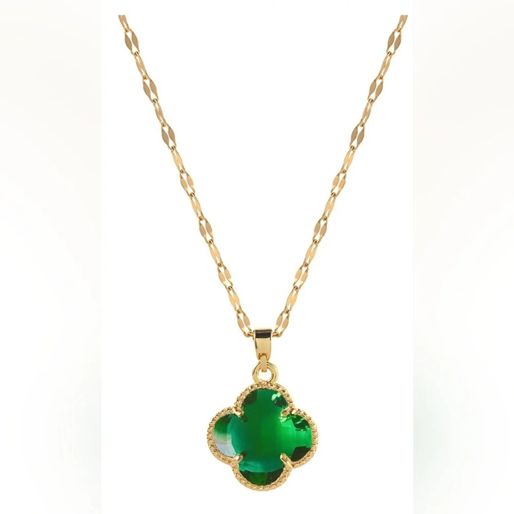 Luxury Style Set 18K gold plated Stainless steel earrings/ necklace Intensity - Picture 3 of 8